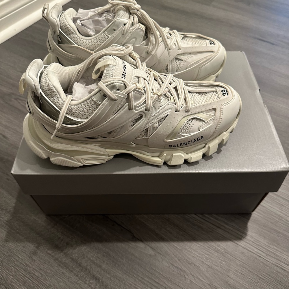 Balenciaga Cream Track Sneakers - NWT